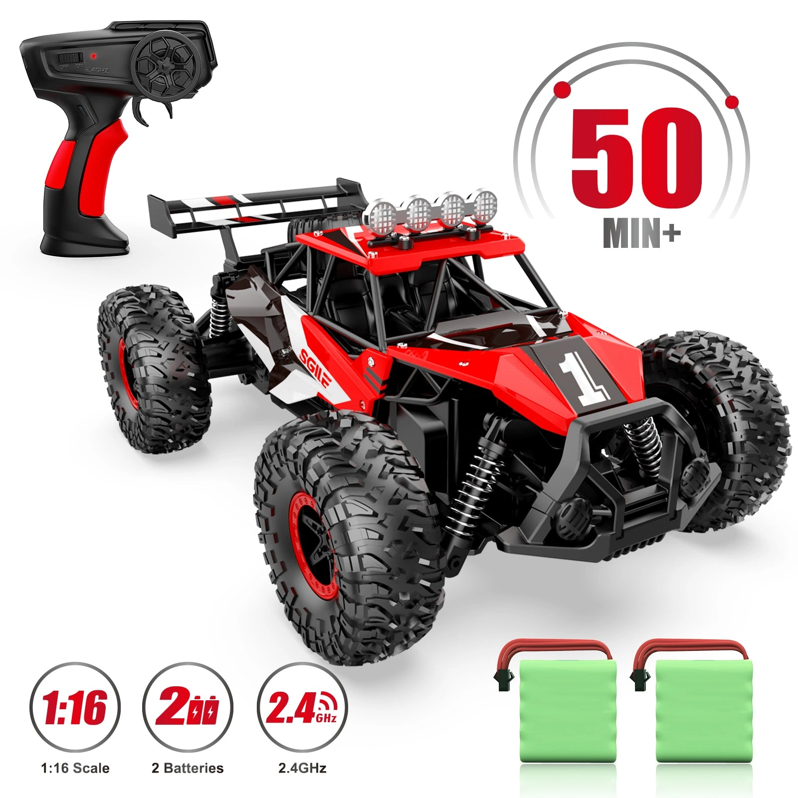 SGILE 1/16 Scale RC Speedster – Unleash the Thrill!